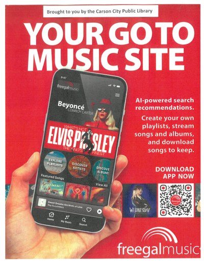 red flyer for freegal music